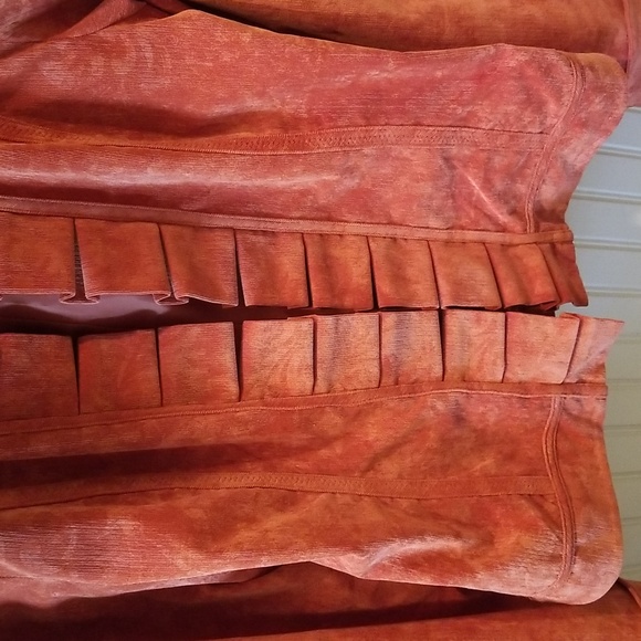 Chico's  Ruffle collared jacket - Picture 10 of 12